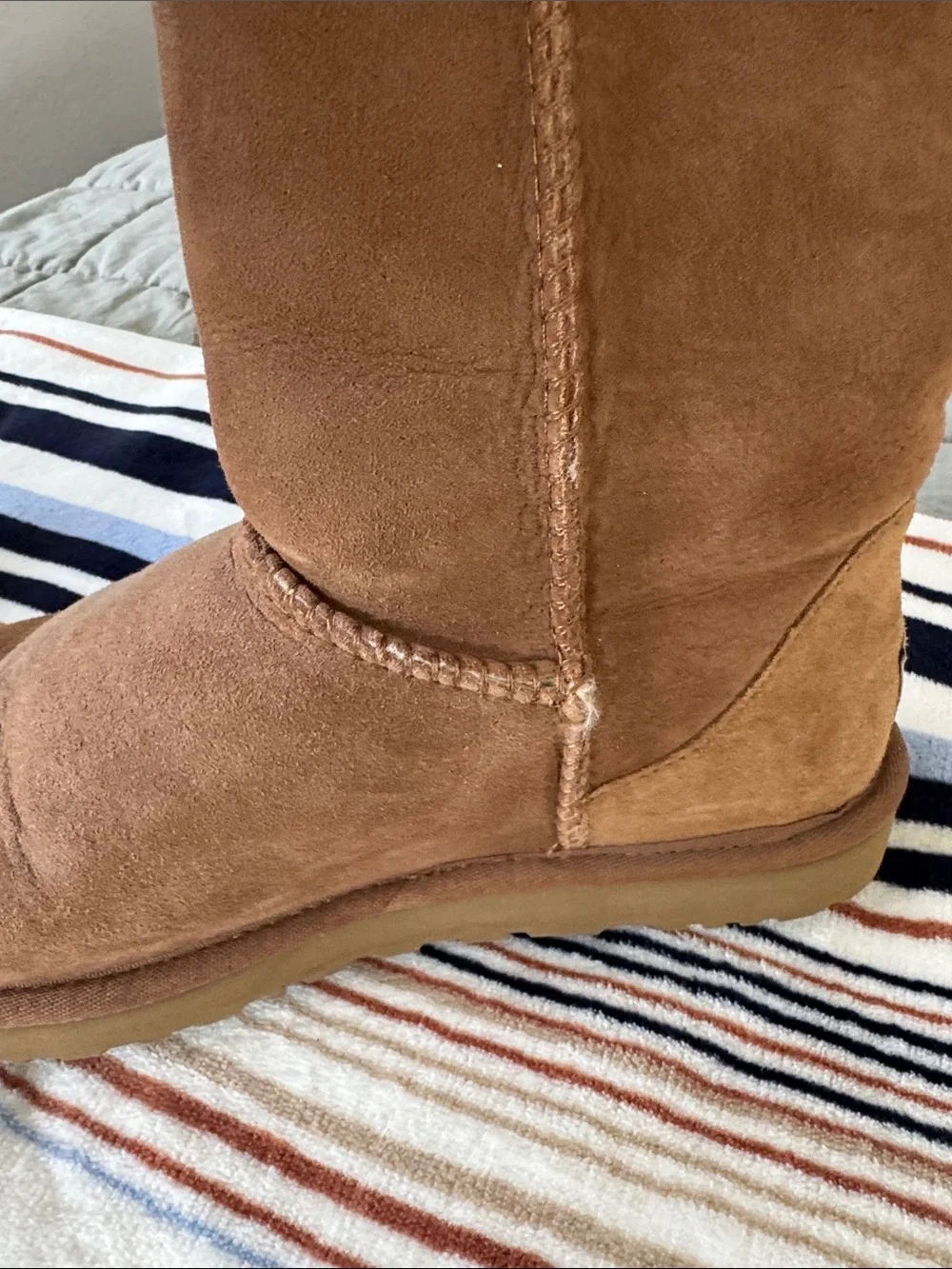 UGG Chestnut Tall Suede Winter Boots